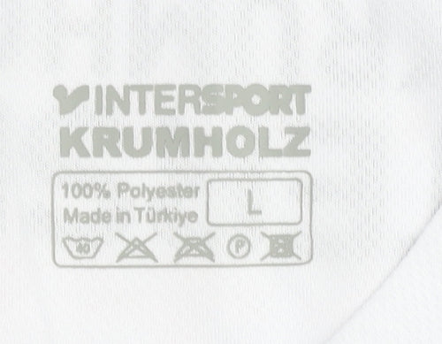 Intersport Men's White Running T-Shirt Size L