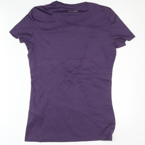 Stedman Women's Purple T-Shirt Medium Athletic Fit