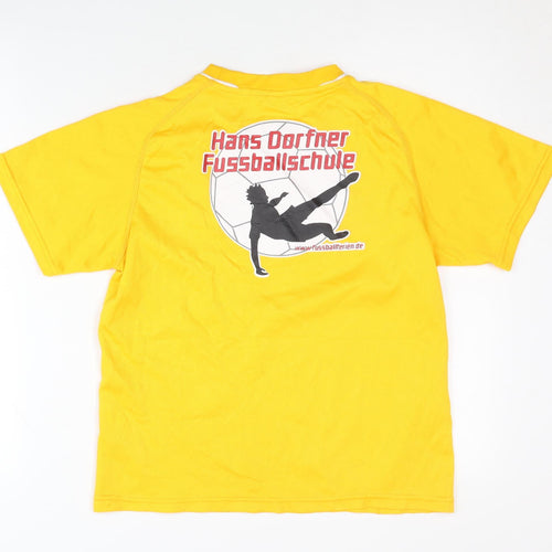 Victory Boys Yellow Football T-Shirt Size 8 Plus
