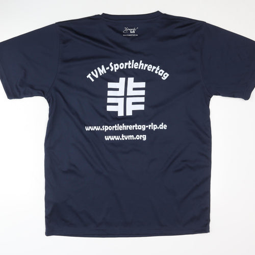 James & Nicholson Blue Men's Large T-Shirt