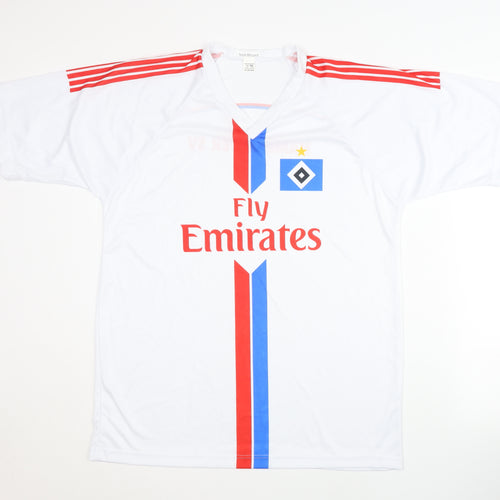 No Oryginal Fly Emirates Men's White Football Jersey XXL