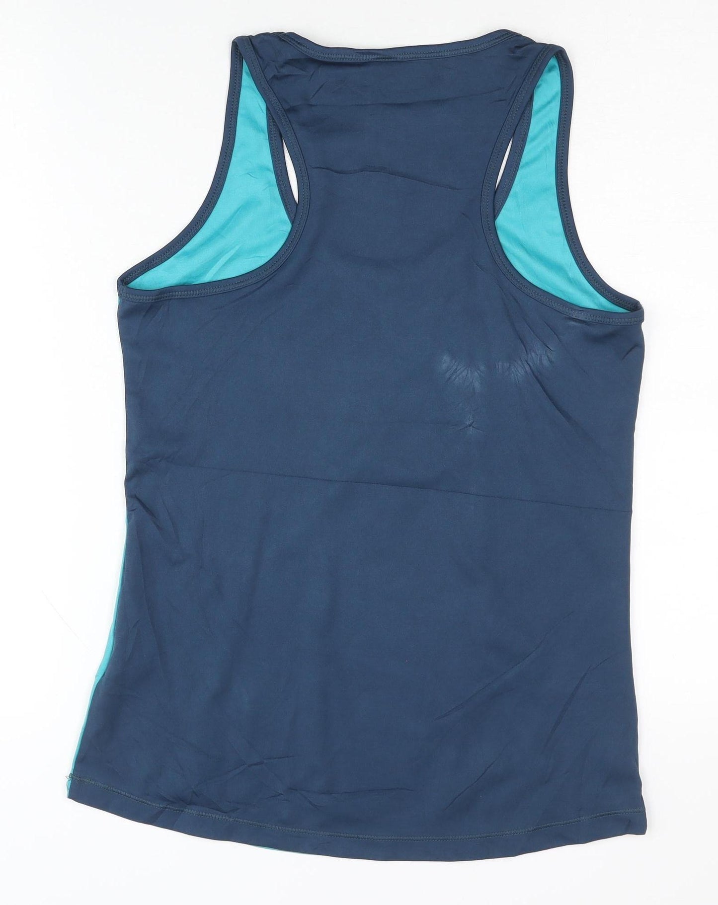 Women's Blue Sleeveless Tank Top - Medium