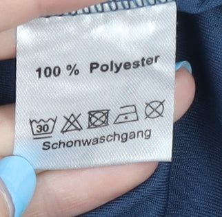 Women's Blue Sleeveless Tank Top - Medium