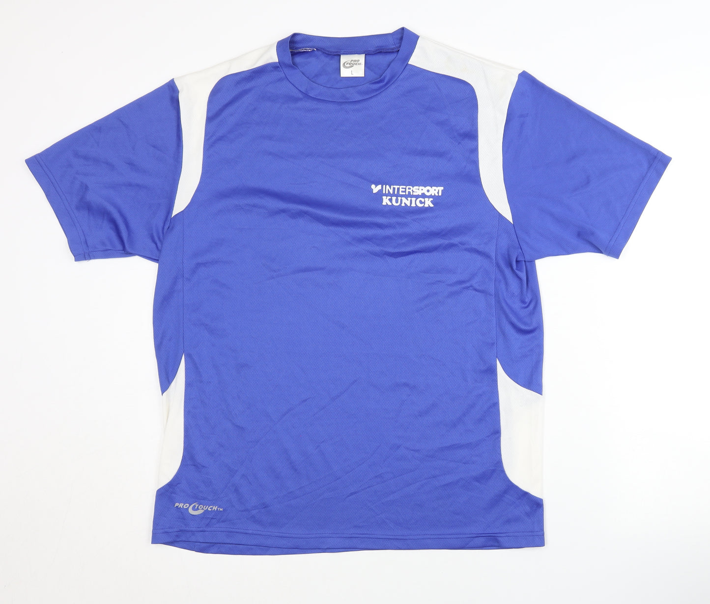 Pro Touch Men's Blue Running T-Shirt, L, Breathable