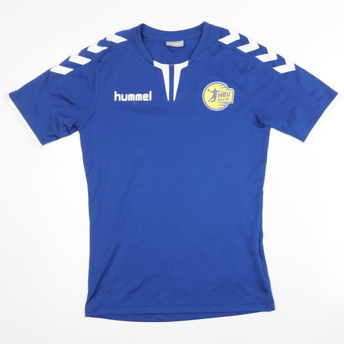 Hummel Boys Blue Sports Jersey T-Shirt 16 Years