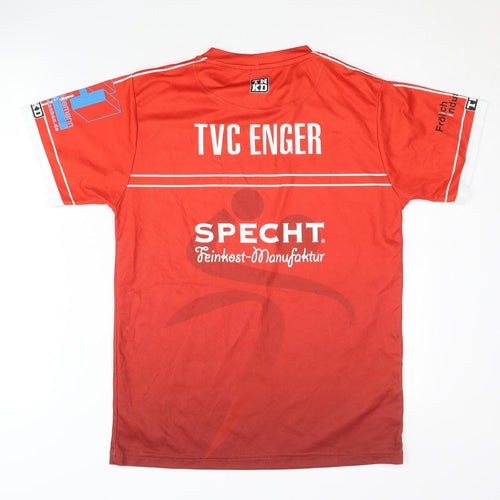Tanked Men's Red Handball Jersey T-Shirt S