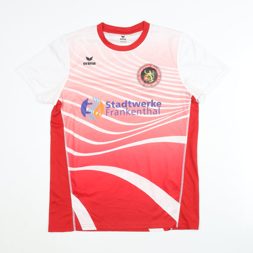 Erima Unisex Red Football Jersey Shirt S