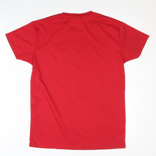 SOL'S Men's Red S Basic T-Shirt Logo Short Sleeve