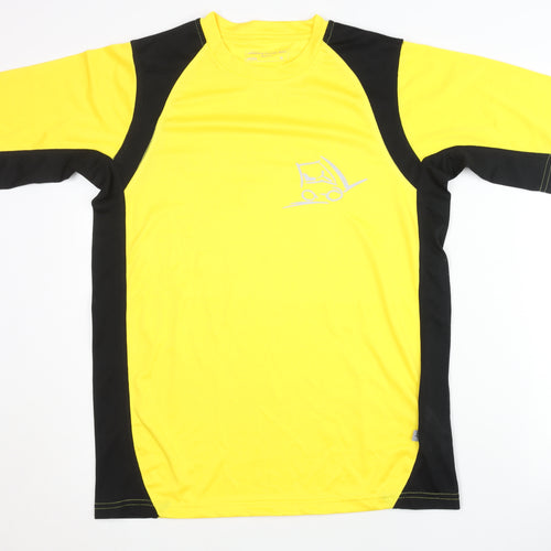 James & Nicholson Men's Yellow Medium T-Shirt