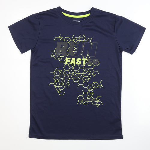 ERGEENOMIXX Boys Blue Graphic T-Shirt - 12 Years