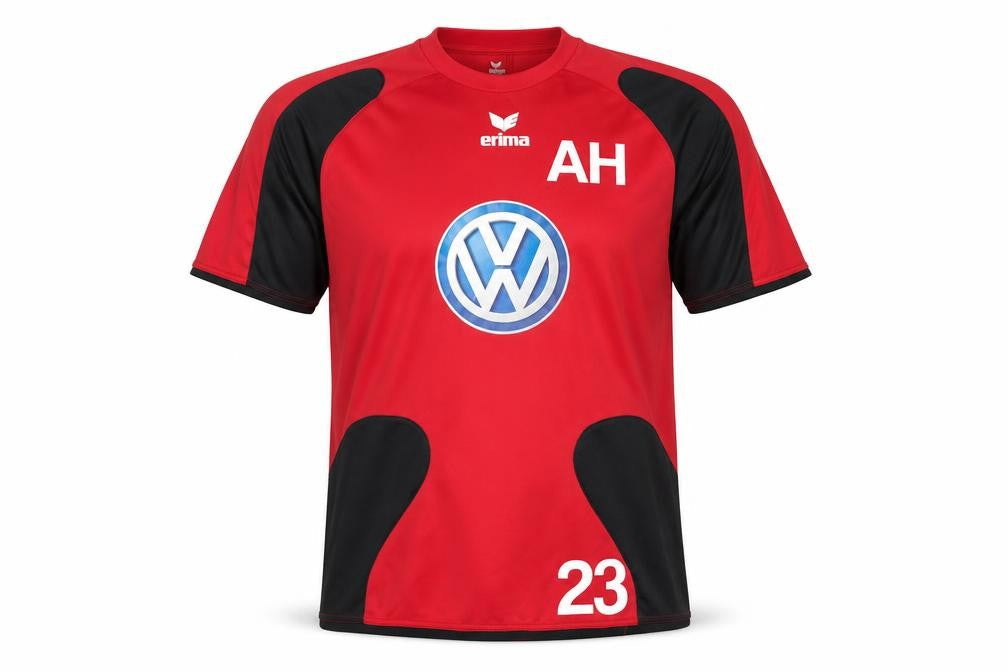 Erima Men's Red Football Jersey T-Shirt M