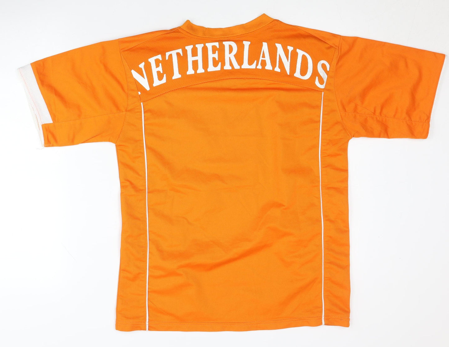 Netherlands Men's Orange Sports Jersey T-Shirt - Size S