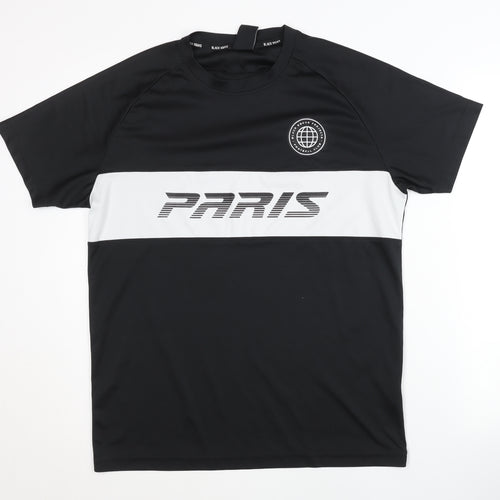 Black Squad Men's Black M T-Shirt, Regular Fit, Urban Style