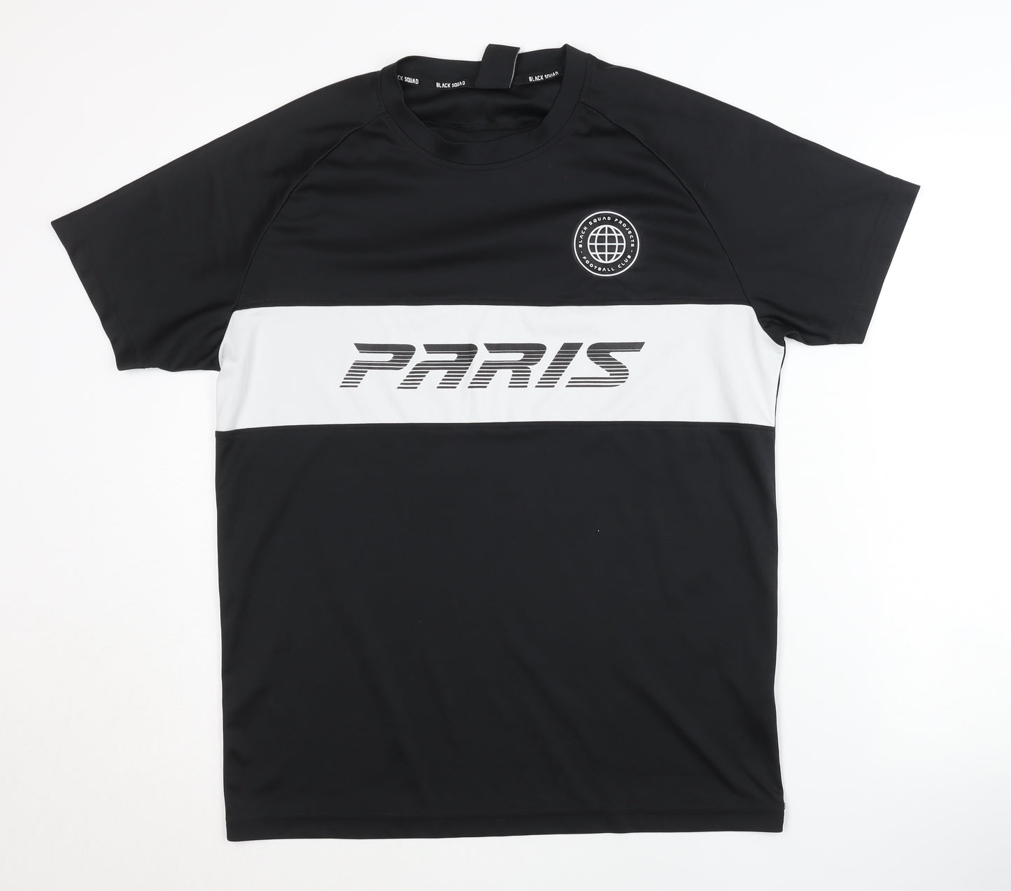 Black Squad Men's Black M T-Shirt, Regular Fit, Urban Style