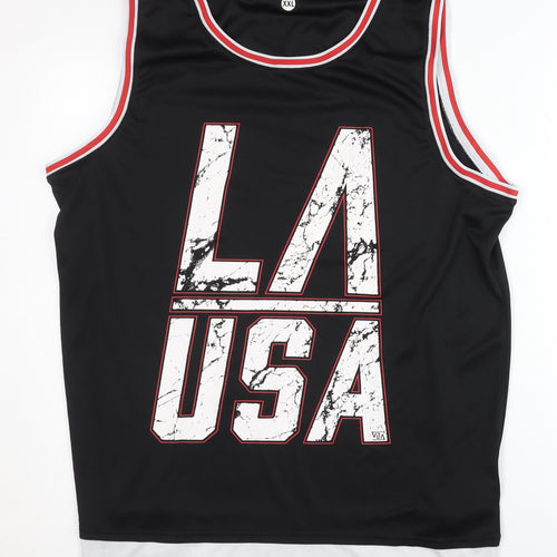 Chapter Men's Black Sports Tank Jersey 2XL