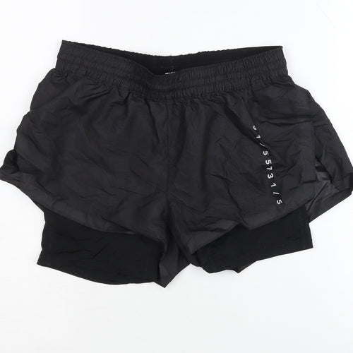 H&M Women's Black Athletic Shorts Size 8