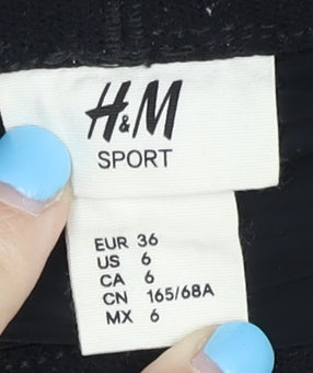H&M Women's Black Athletic Shorts Size 8