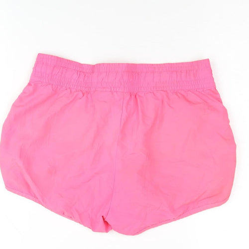 H&M Women’s Pink Athletic Shorts, Size 10, Elastic Waist