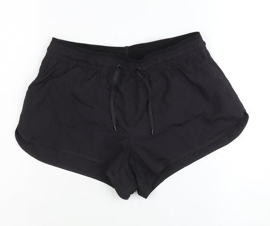 H&M Women's Black Athletic Shorts Size 6