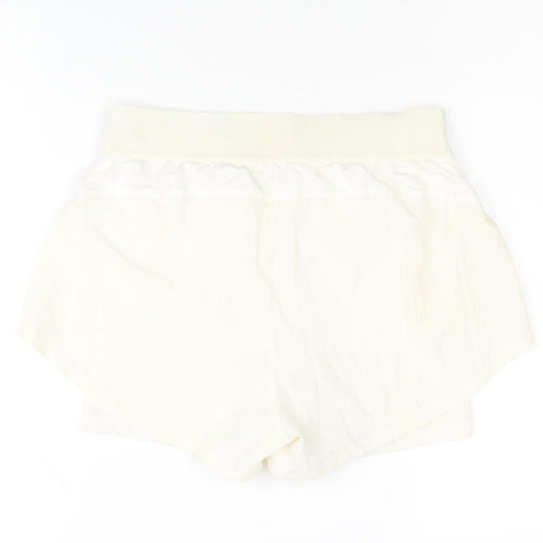 H&M Women's White Athletic Shorts Size 8