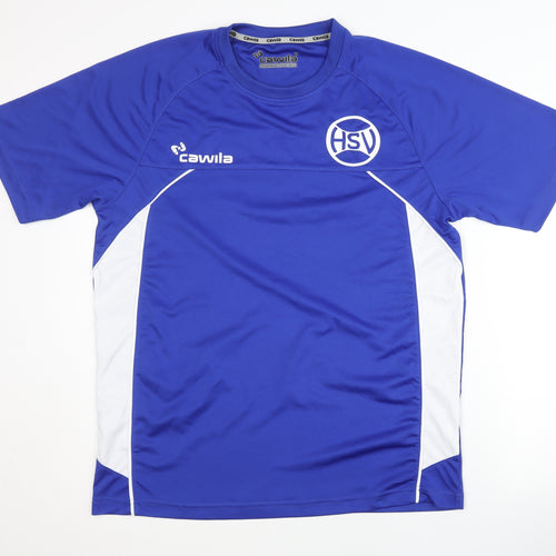 Cawila Men's Blue XL Football Jersey T-Shirt