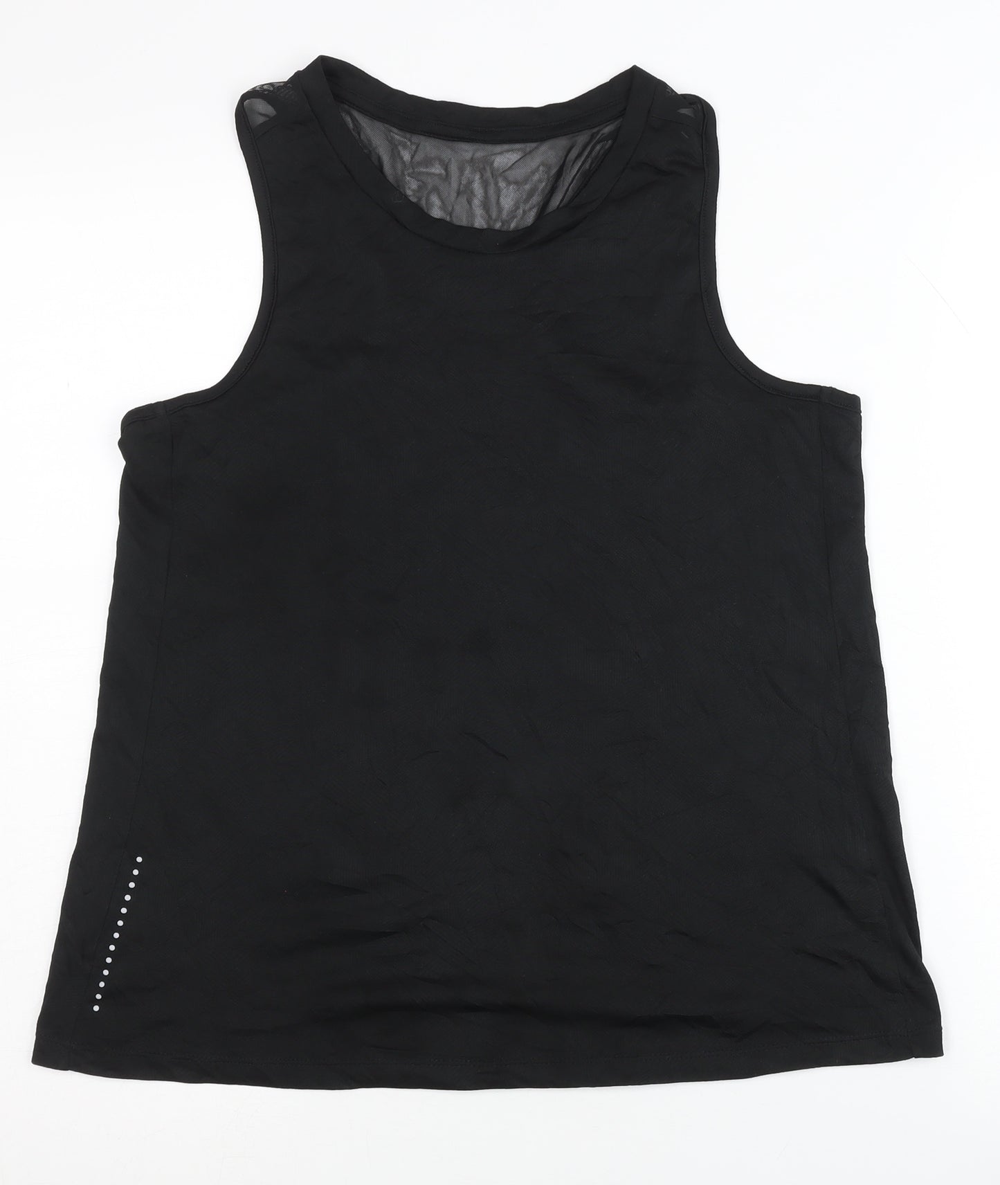 Crivit Women's Black Tank Top, UK 12/14, Gym & Training