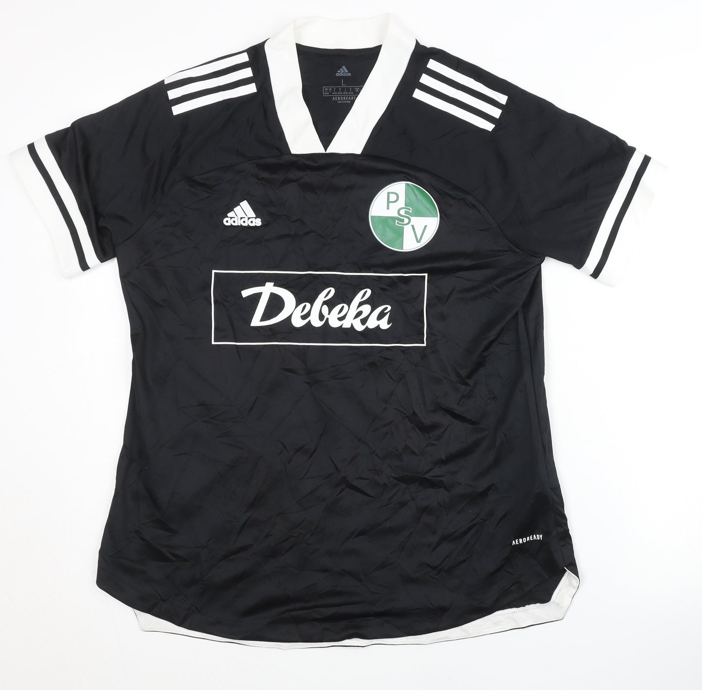 Adidas Unisex Black L Football Jersey T-Shirt