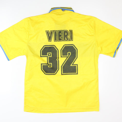 Non Originale Men's Yellow Football Jersey S - Vieri 32 Logo