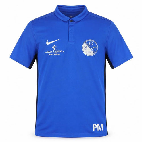 Nike Men's Blue Polo Jersey Football Top M