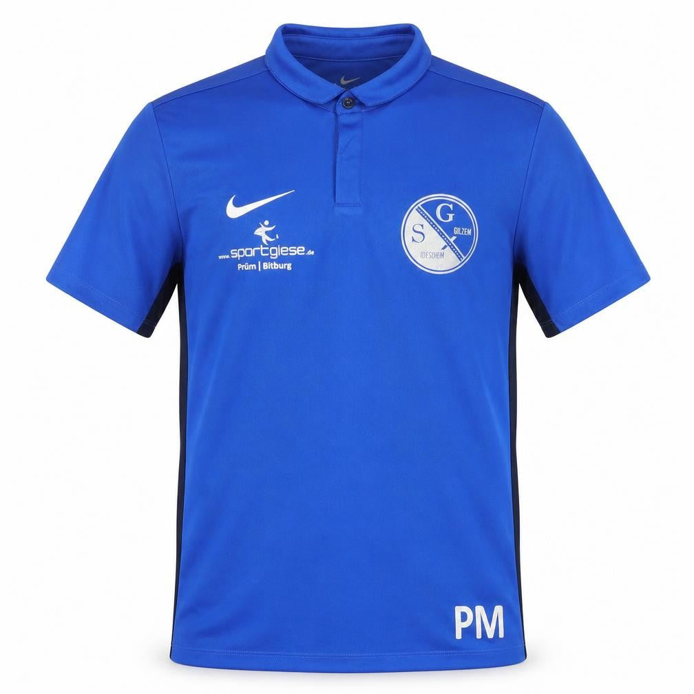 Nike Men's Blue Polo Jersey Football Top M