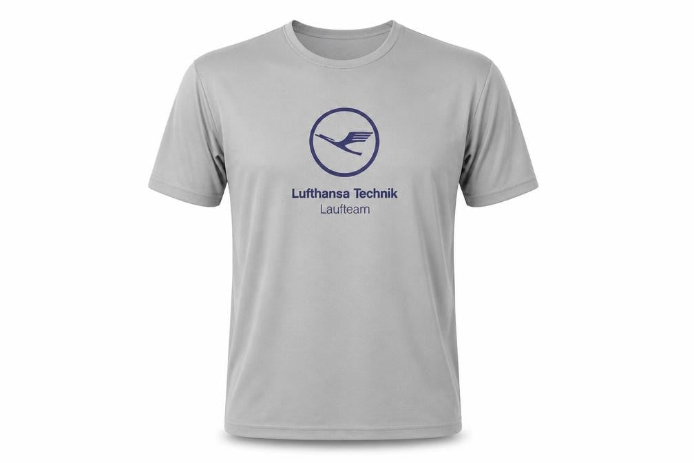 Front view of OLTEES! Men's Grey XL Graphic T-Shirt Crew Neck