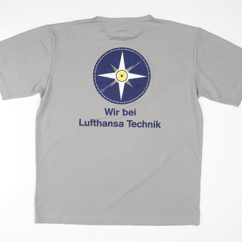 OLTEES! Men's Grey XL Graphic T-Shirt Crew Neck