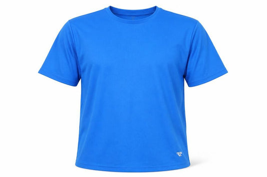 Front view of RP Men's XL Blue Polyester T-Shirt