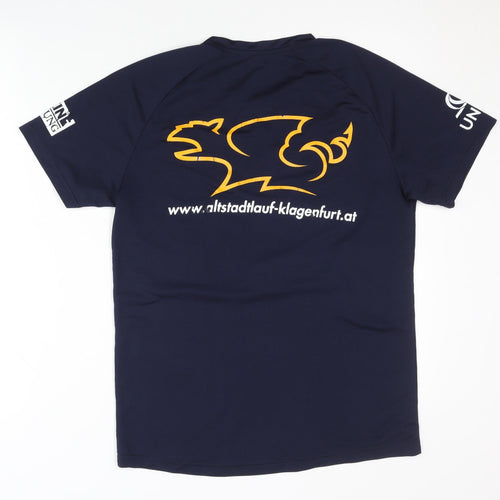 Asics Men's Blue Running T-Shirt - Size S, Sport, Logo