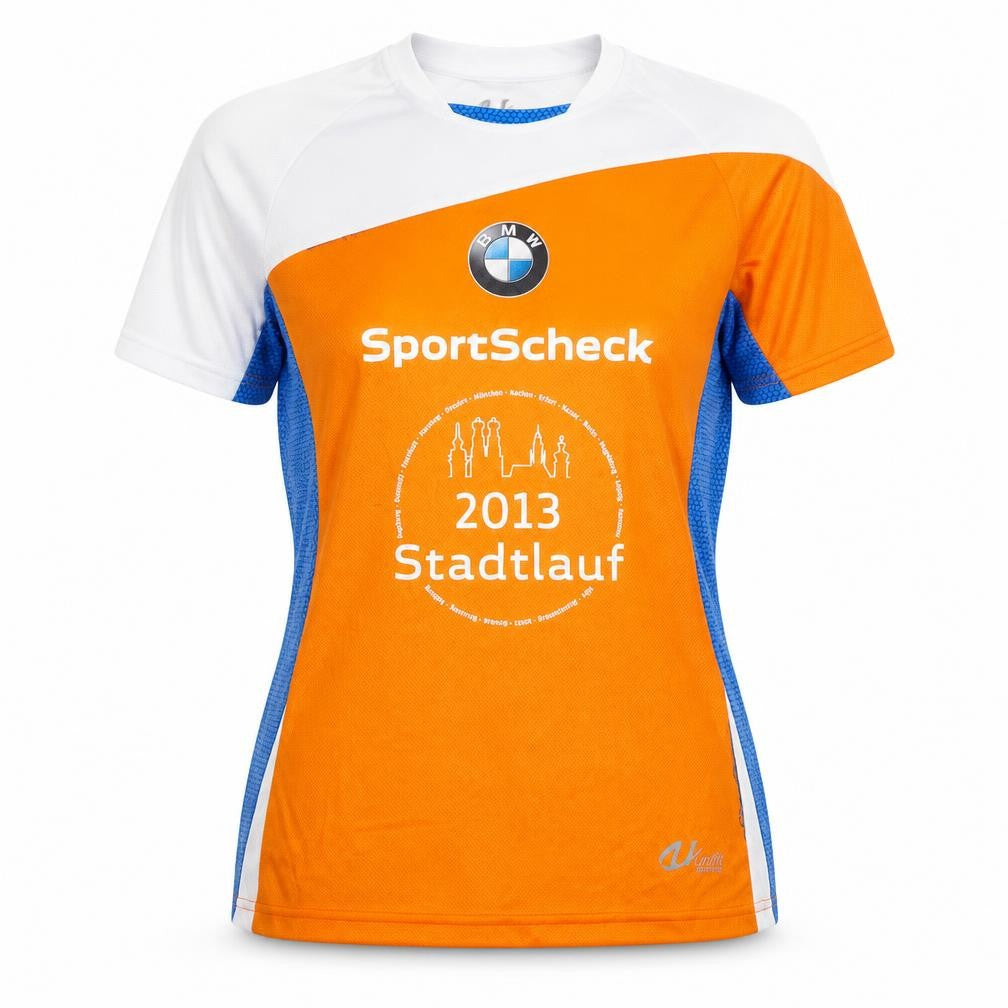 Front view of Unifit Orange Running T-Shirt L - Lightweight & Quick Dry