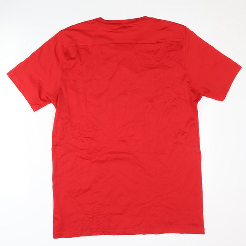 Nike Men's Red Gym & Training Jersey T-Shirt, Size L
