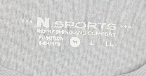 N.Sports Grey Men's M T-Shirt Basic Activewear