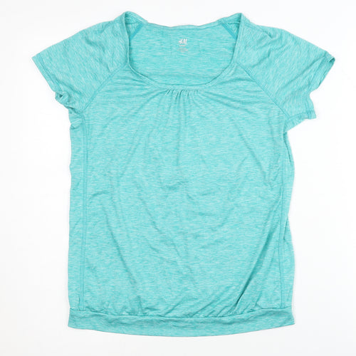 H&M Women's Blue T-Shirt Size S