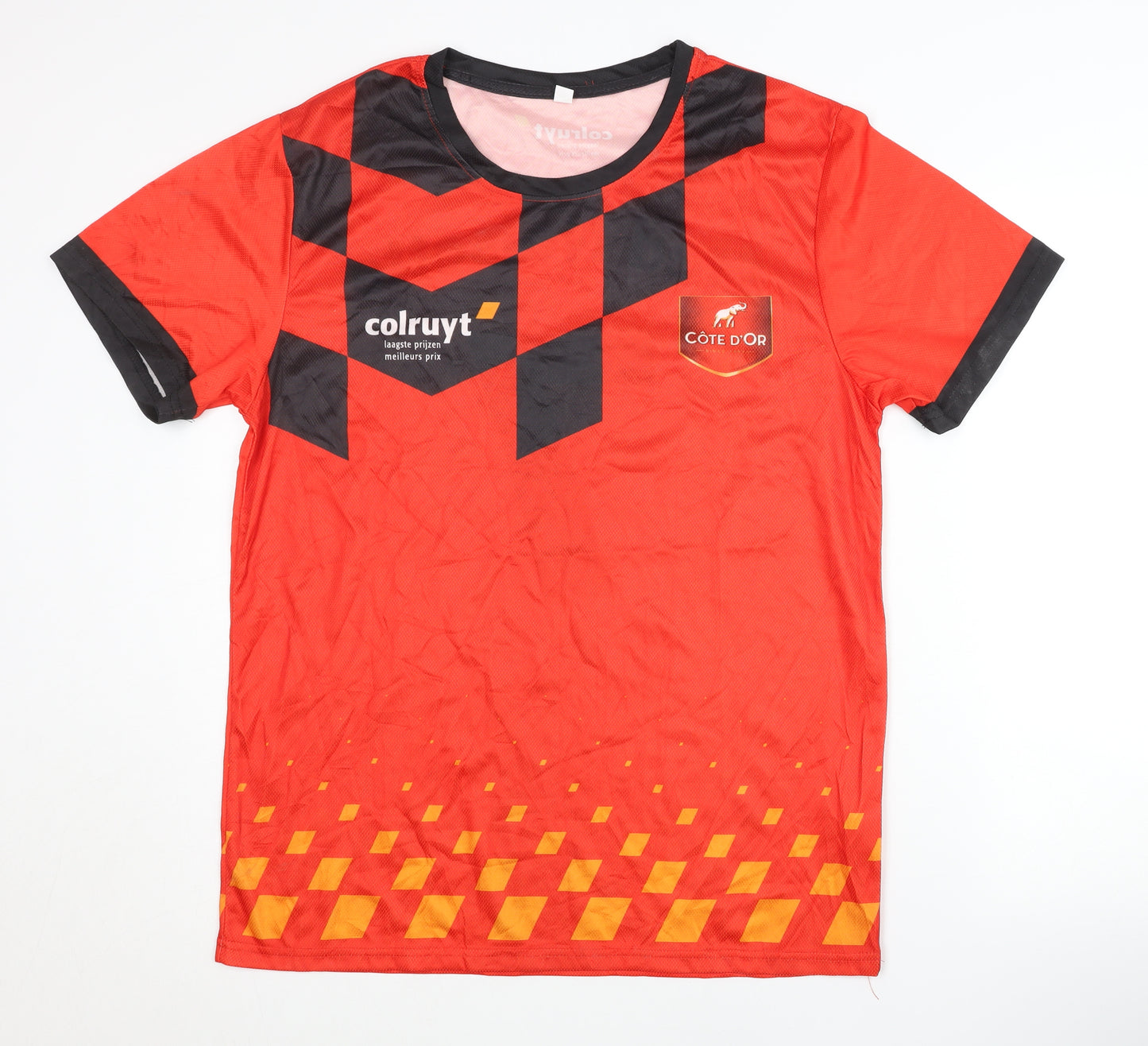 Men's Red XL Football Jersey Short Sleeve