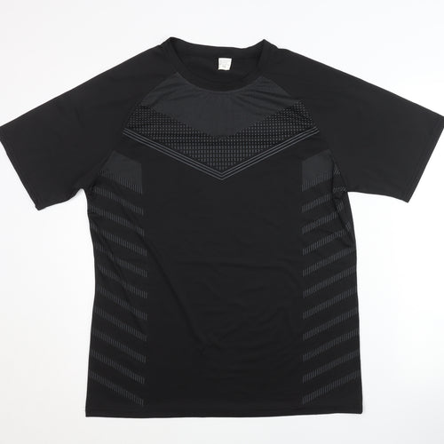Men's Black 2XL Basic T-Shirt