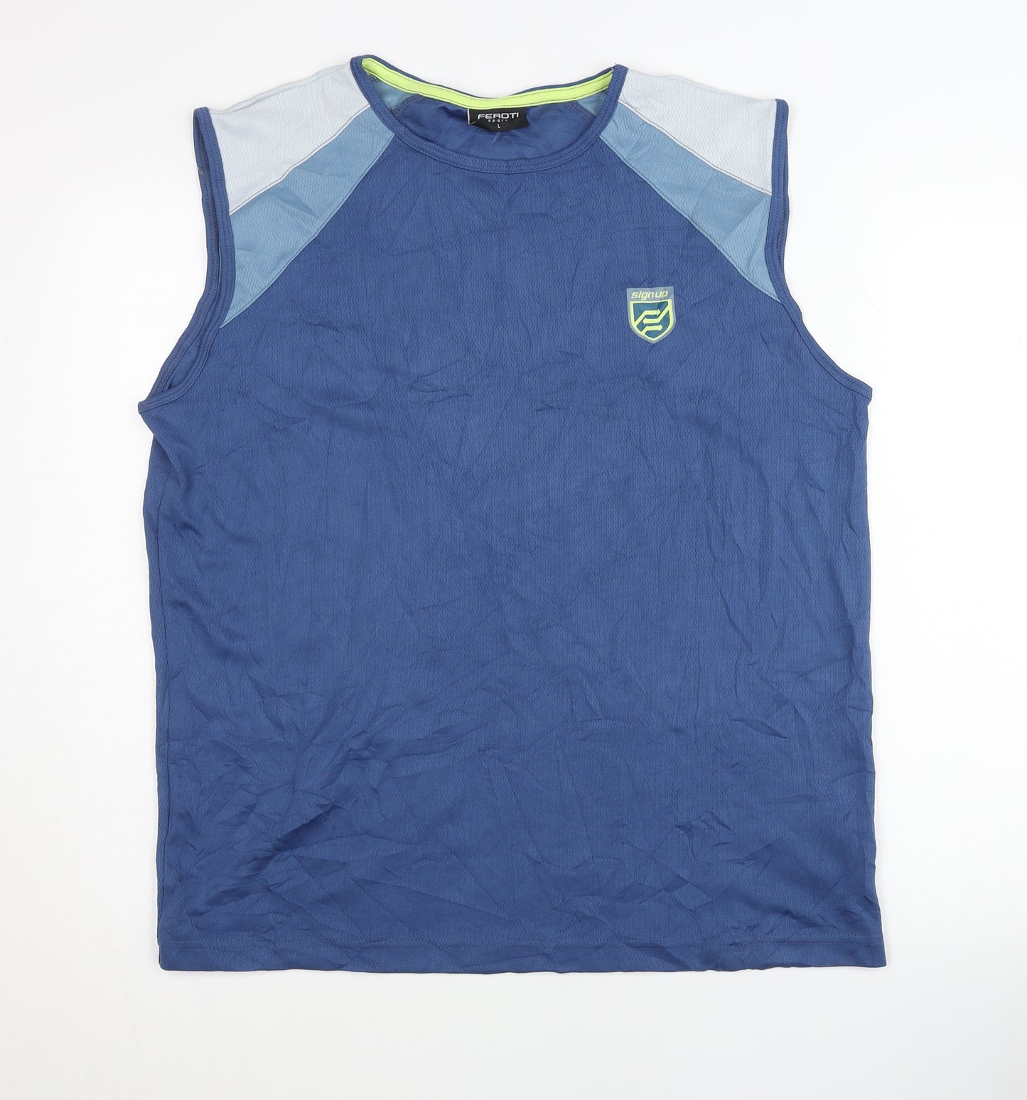 Feroti Sport Men's Blue Tank Top L