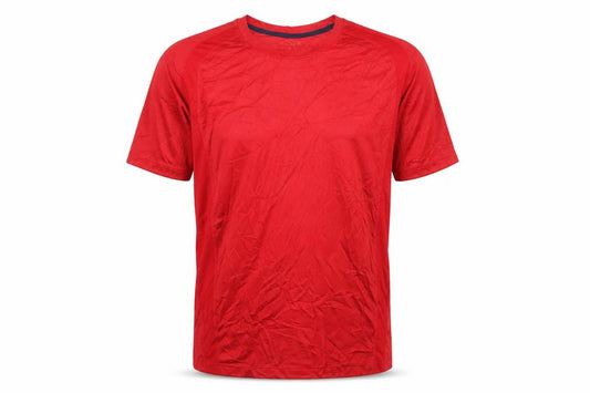 Front view of Men's Red Active T-Shirt XL Short Sleeve Crew Neck