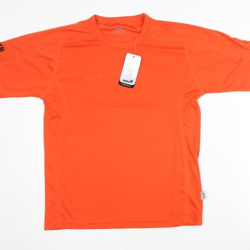 JAKO Orange T-Shirt Unisex S Gym Sportswear