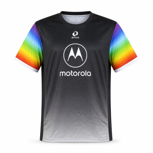 Front view of artiva Men's Multicoloured Football Jersey M