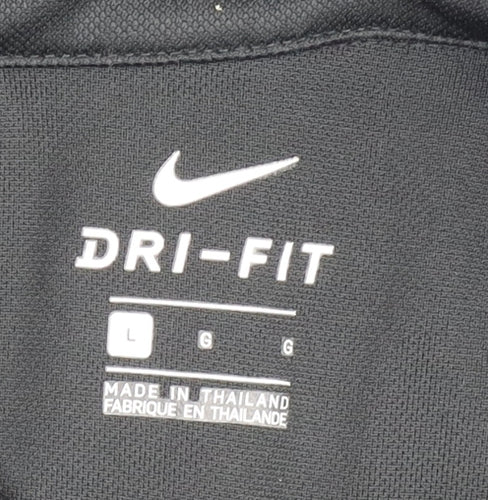 Nike Men's Black Polo Shirt L Gym & Training