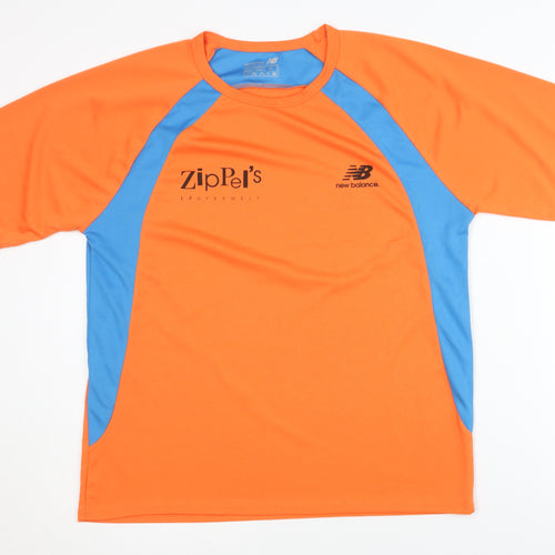 New Balance Men's Orange Running T-Shirt M