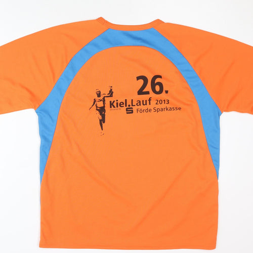 New Balance Men's Orange Running T-Shirt M