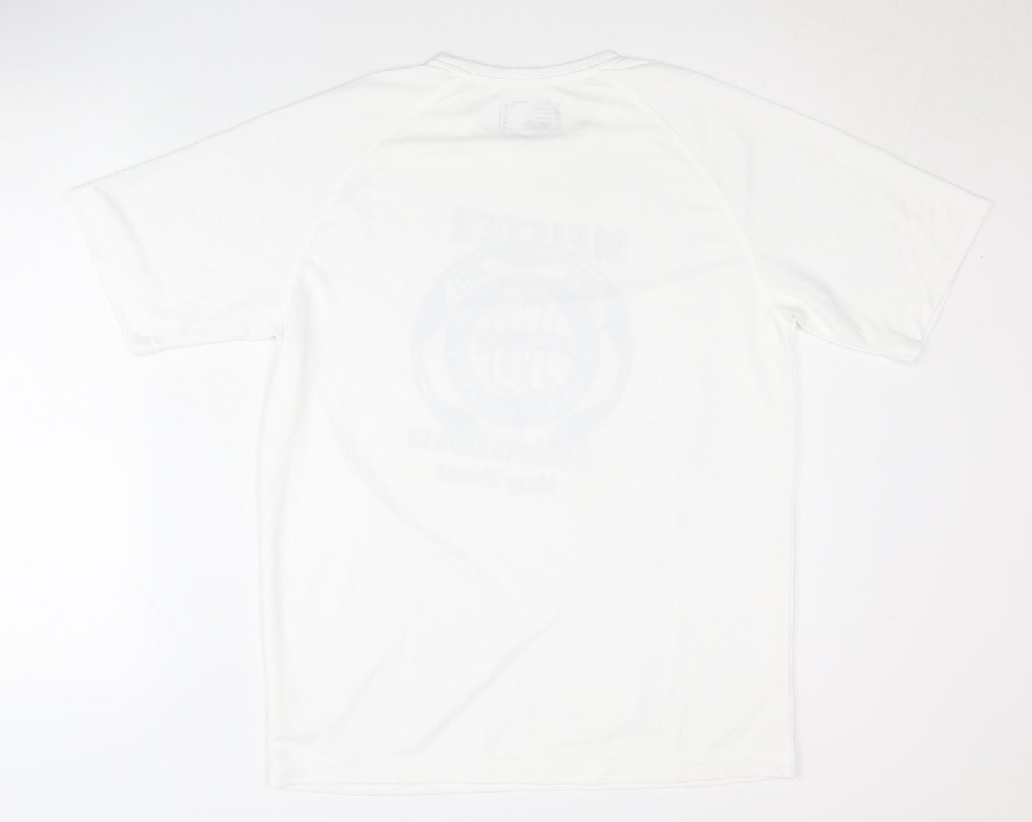 Hanes Men's White M T-Shirt Jersey Sports