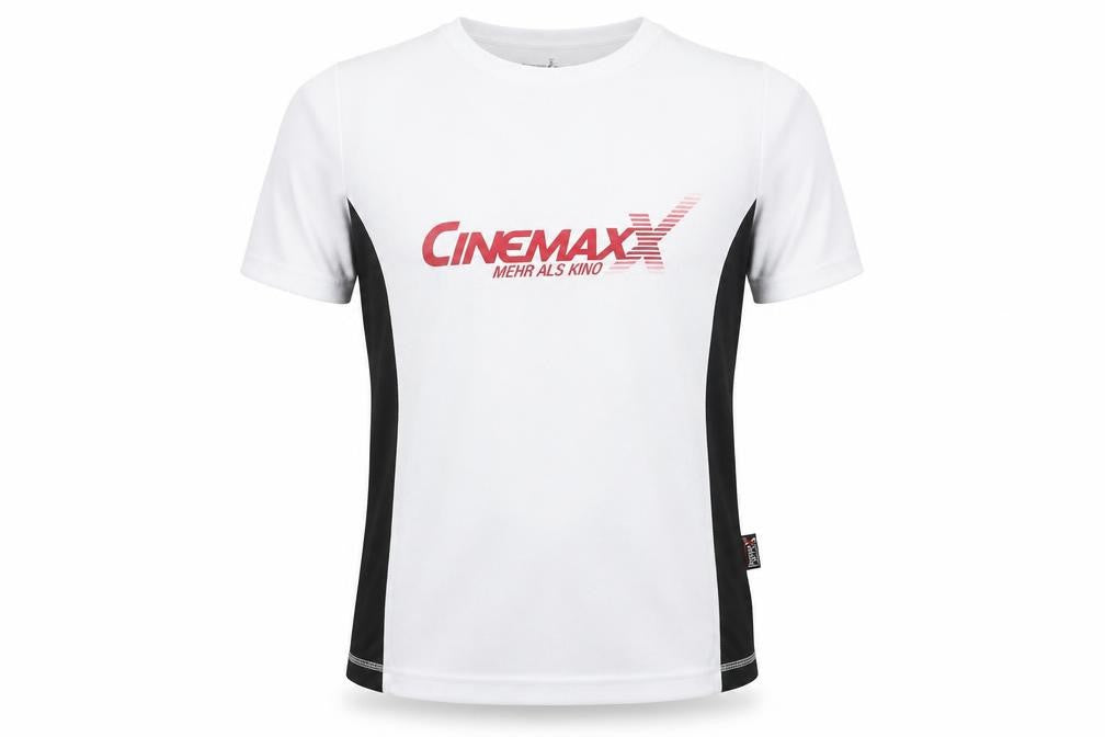 Peppex Sports Unisex White Activewear T-Shirt L