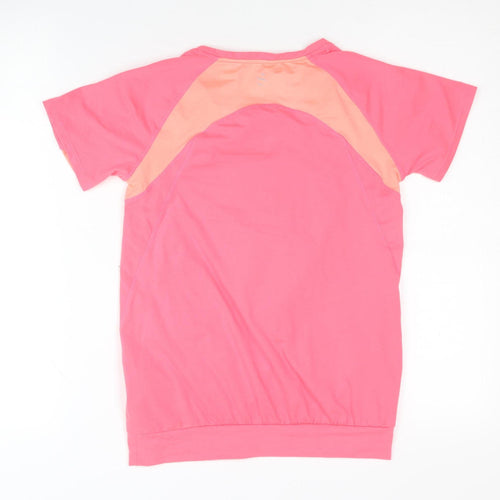 H&M Girls Pink Activewear T-Shirt, Size 13-14 Years